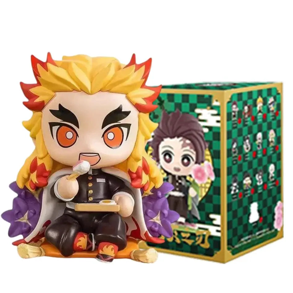Demon Slayer Blind Box: 12pcs Tanjiro Nezuko Anime Figures by Infinite Visibility