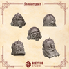 3d Printed Crimson Lords Shoulderpads x10 by Greytide Studio by Last Hope Miniatures