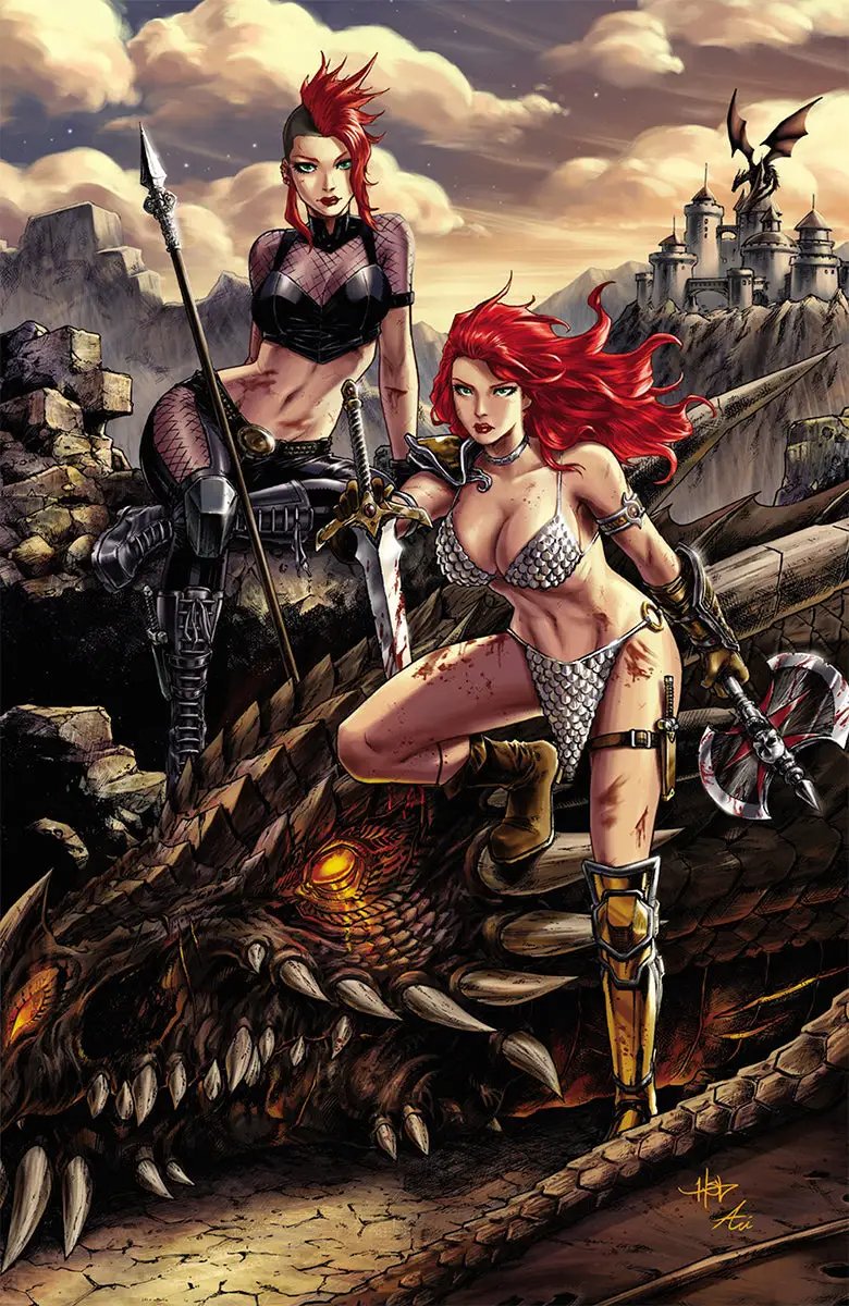 Red Sonja Age Of Chaos #3 Unknown Comics Creees Exclusive Virgin Var (03/18/2020) by Unknown Comic Books