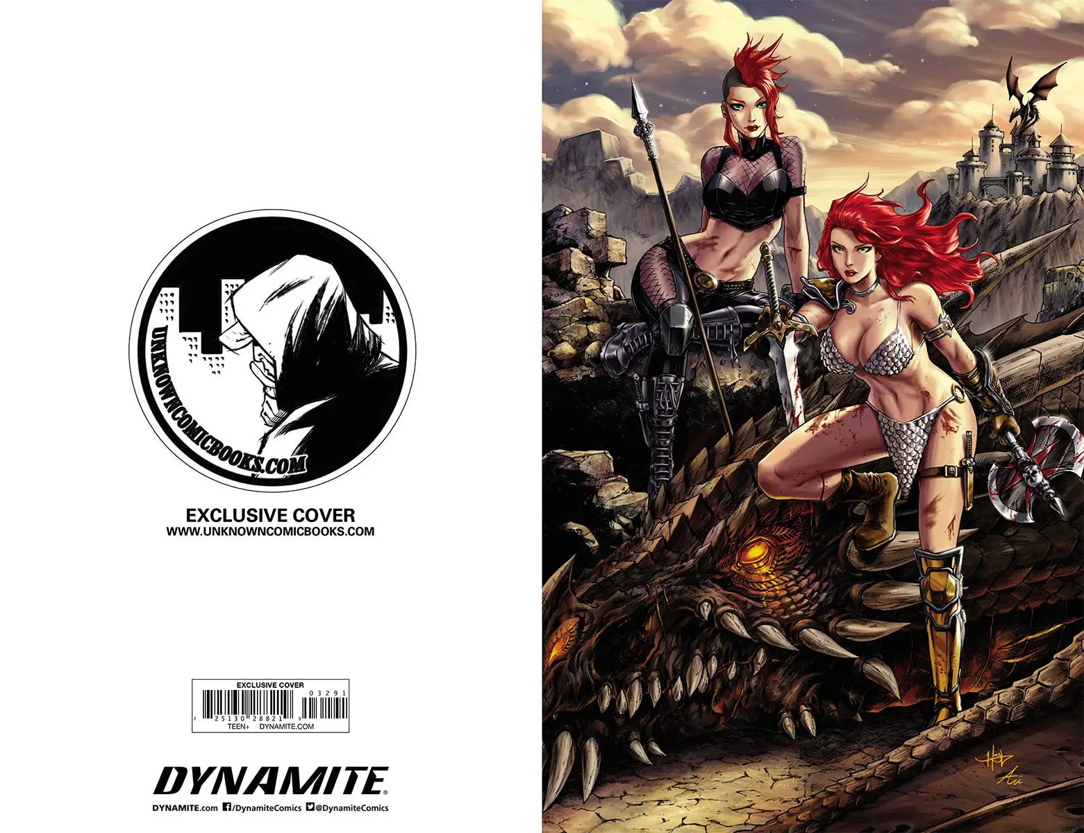 Red Sonja Age Of Chaos #3 Unknown Comics Creees Exclusive Virgin Var (03/18/2020) by Unknown Comic Books