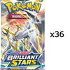 Pokemon: 36 Brilliant Stars Loose Booster Packs
