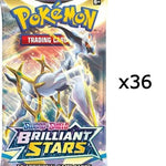 Pokemon: 36 Brilliant Stars Loose Booster Packs
