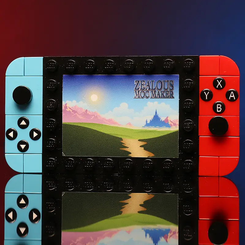 Custom Pretendo 2017 Handheld Console Building Set made using LEGO parts by B3 Customs
