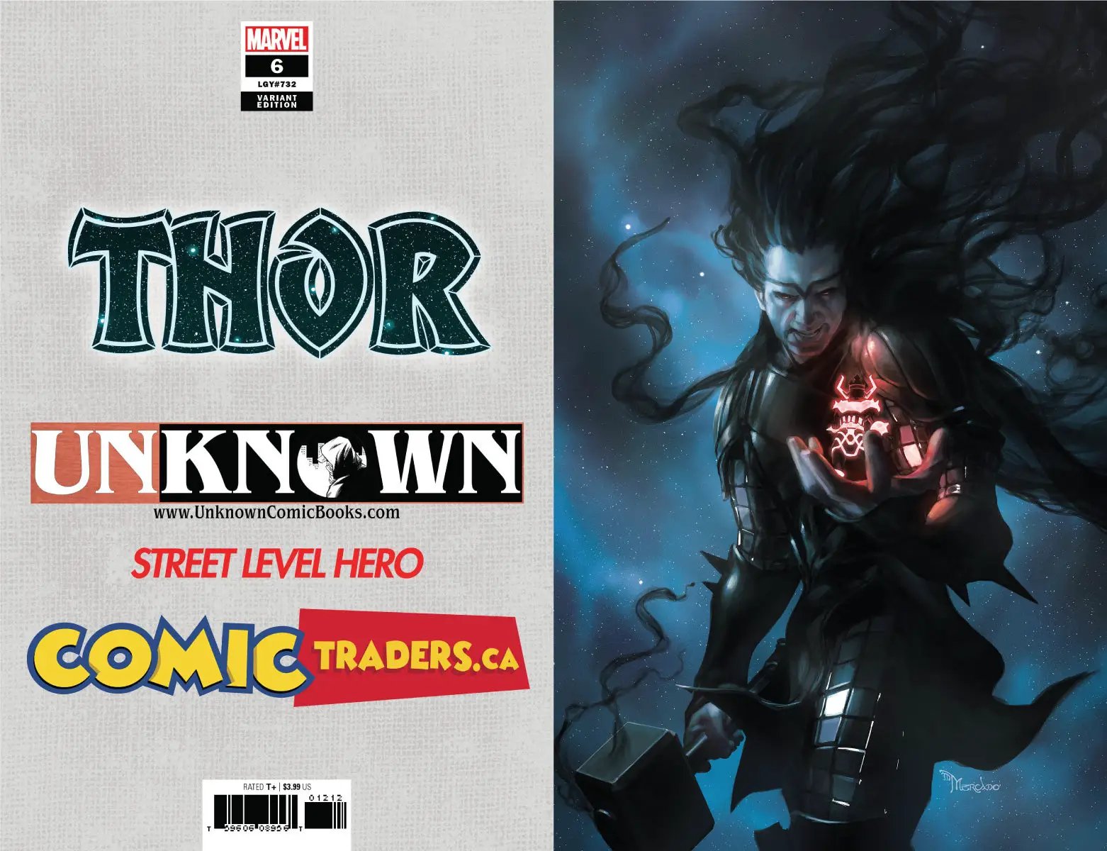 Thor #6 Unknown Comics Miguel Mercado Exclusive Virgin Var (08/19/2020) by Unknown Comic Books