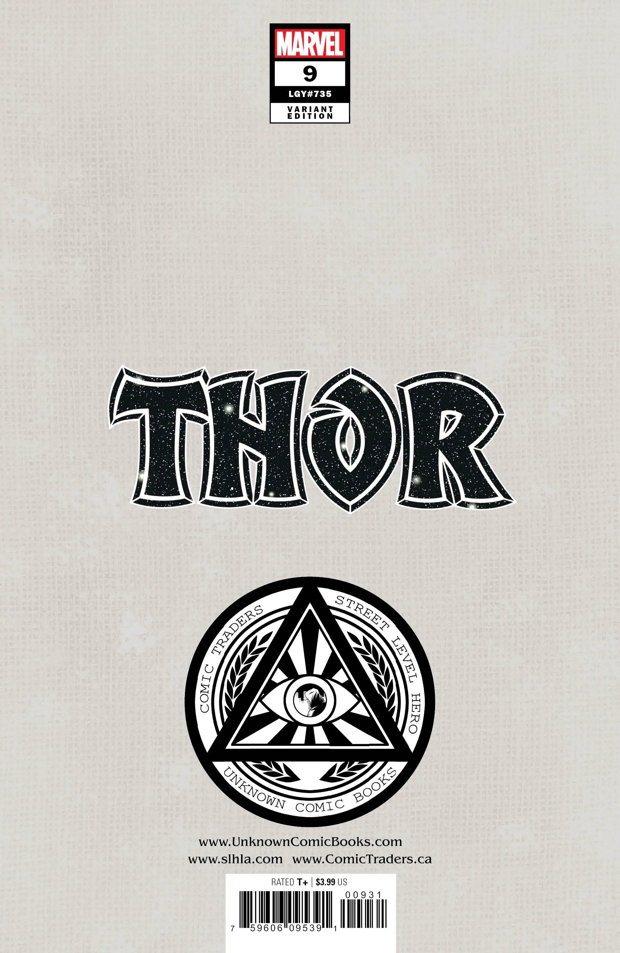 Thor #9 Unknown Comics Miguel Mercado Exclusive Var (11/04/2020) by Unknown Comic Books