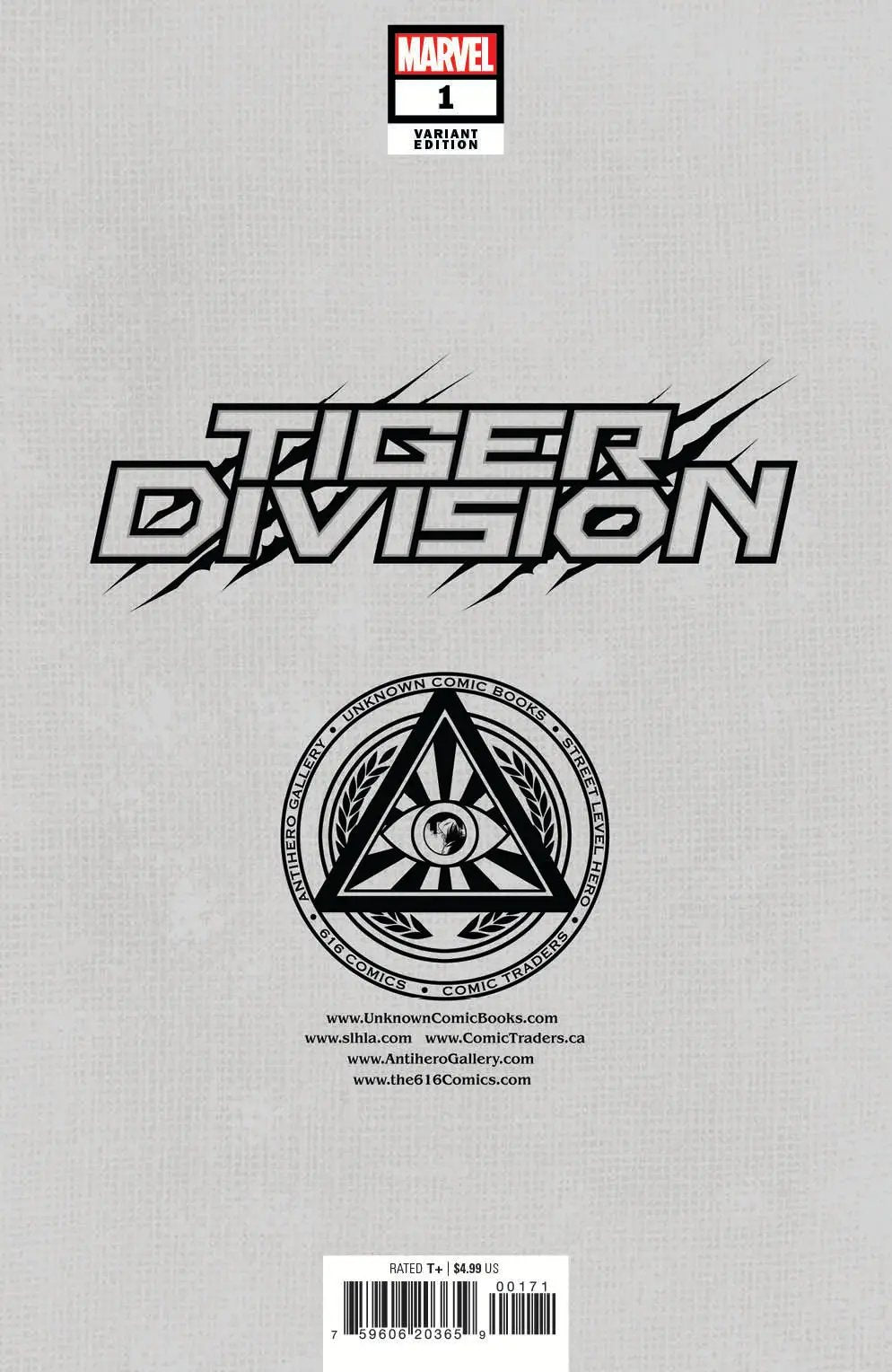 Tiger Division #1 Unknown Comics Lobos Exclusive Var (11/02/2022) by Unknown Comic Books