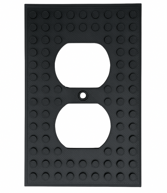 Build-On Duplex Outlet Cover Wall Plate for Kids’ Rooms