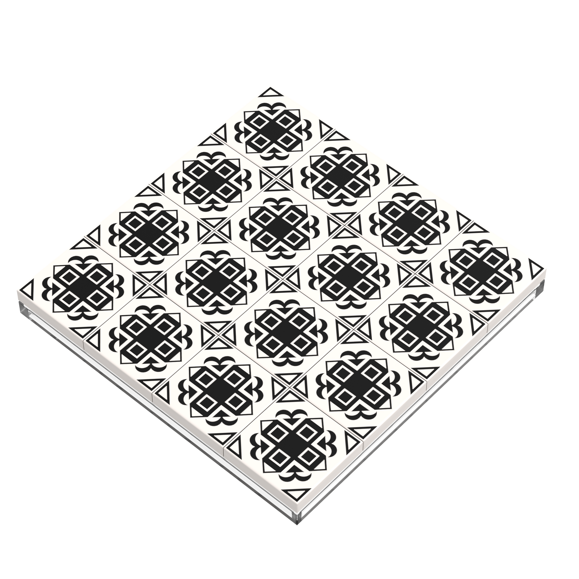 Turkish Kitchen Flooring / Wallpaper #4 - B3 Customs® Printed 2x2 Tile by B3 Customs