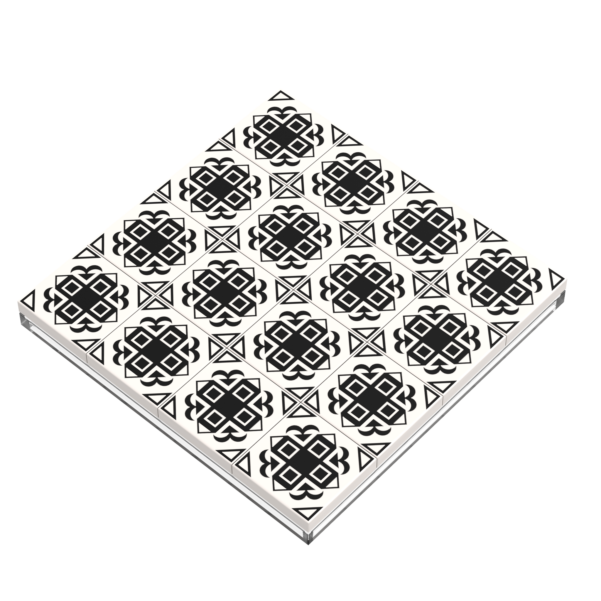 Turkish Kitchen Flooring / Wallpaper #4 - B3 Customs® Printed 2x2 Tile by B3 Customs