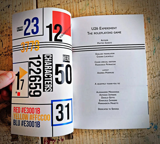 U26 Experiment (RPG  Book + PDF)