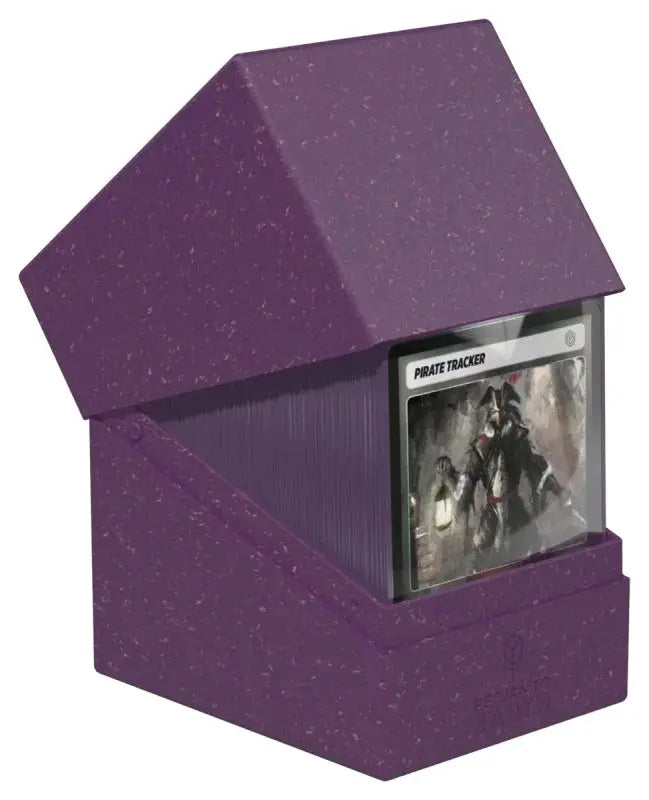 Ultimate Guard Return to Earth Boulder 133+ collectible gaming card holder with a detailed stone design and sturdy build.