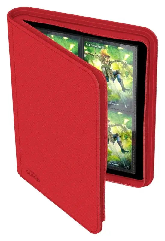 Zipfolio 160 8-pocket Xenoskin card holder with black exterior and clear pockets for organized card storage.