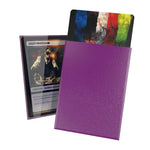 Clear Ultimate Guard Cortex Standard Size Sleeves for trading cards, shown in a neat stack.