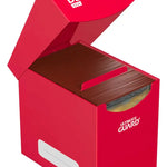 Ultimate Guard Deck Case 133+ by THE MIGHTY HOBBY SHOP, showing a clear plastic card storage case with secure lid and compact design.