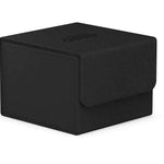 Ultimate Guard Sidewinder 133+ Xenoskin storage case with textured black exterior and secure closure for trading cards.