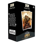 3D box art for Doom: The Dark Ages – Wrath deck protector by THE MIGHTY HOBBY SHOP, featuring dark fantasy artwork.