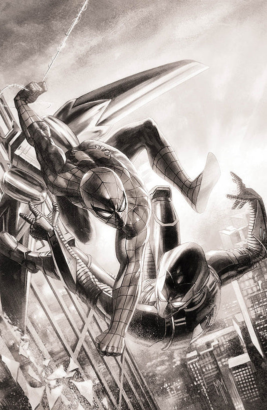 [Signed by Hickman] Ultimate Spider-Man #1 B&W CON VIRGIN Unknown Comics Matrazzo Exclusive Var [INST] 3rd PTG