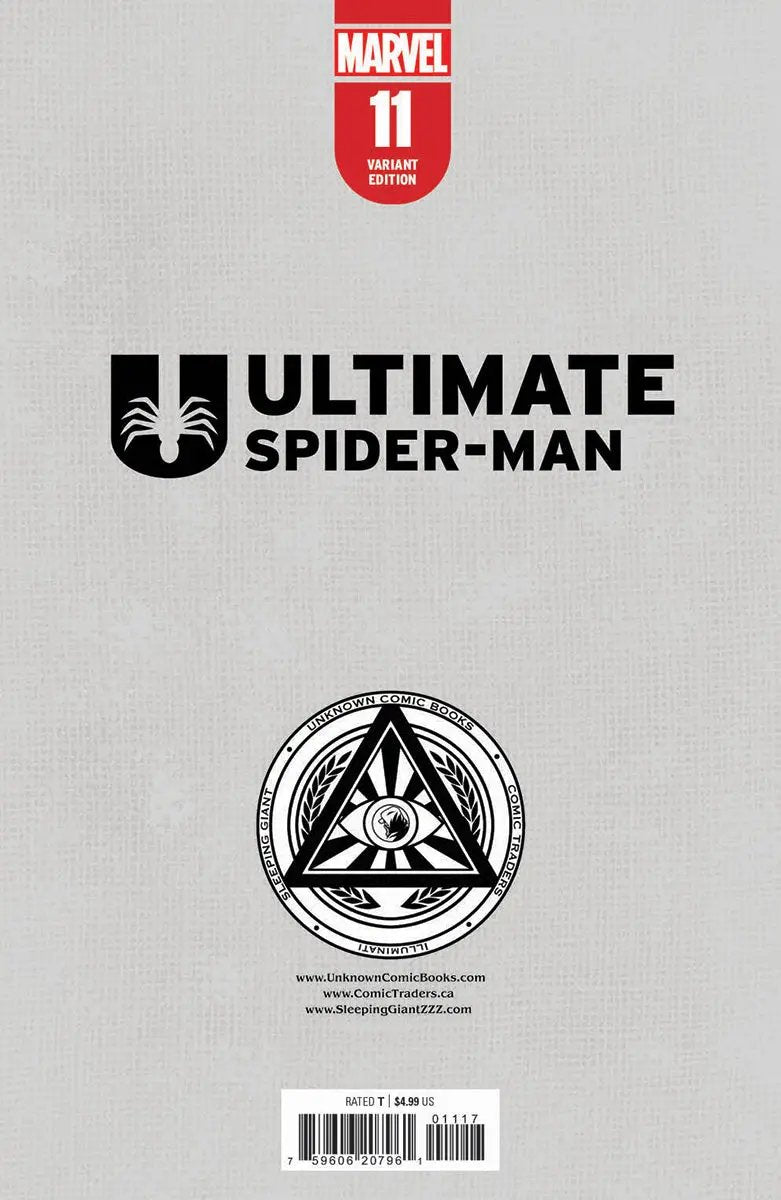 ULTIMATE SPIDER-MAN #11 UNKNOWN COMICS KAARE ANDREWS EXCLUSIVE VAR (11/20/2024) by Unknown Comic Books