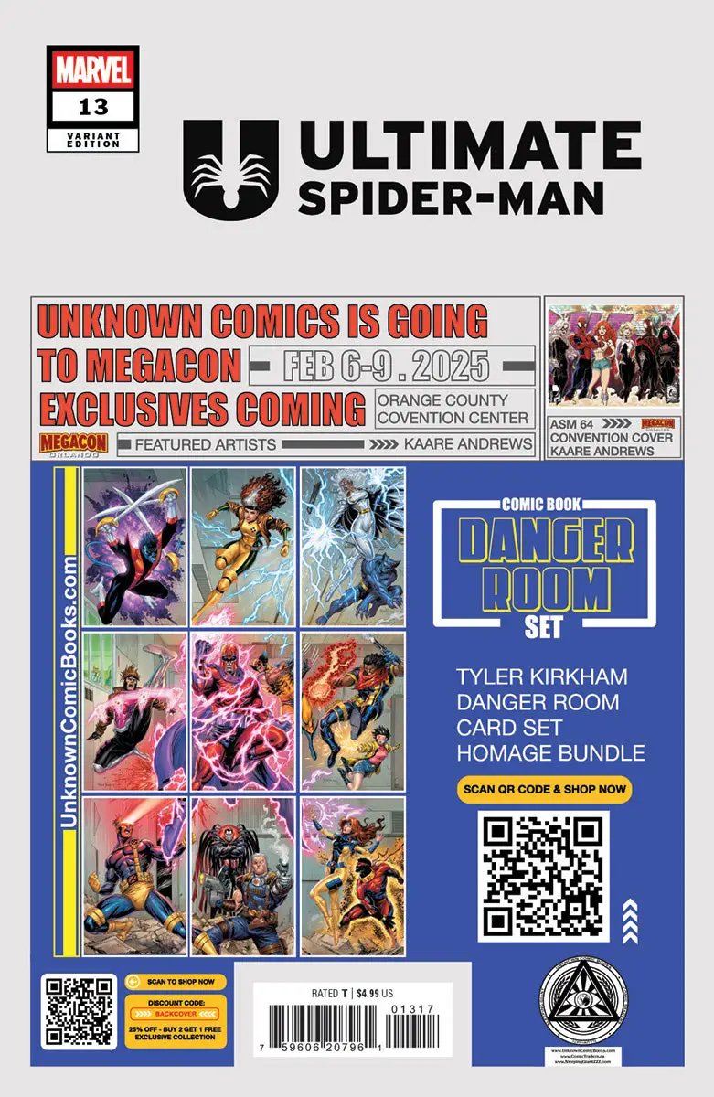 Ultimate Spider-Man #13 Unknown Comics Frany Exclusive Var (01/22/2025) by Unknown Comic Books
