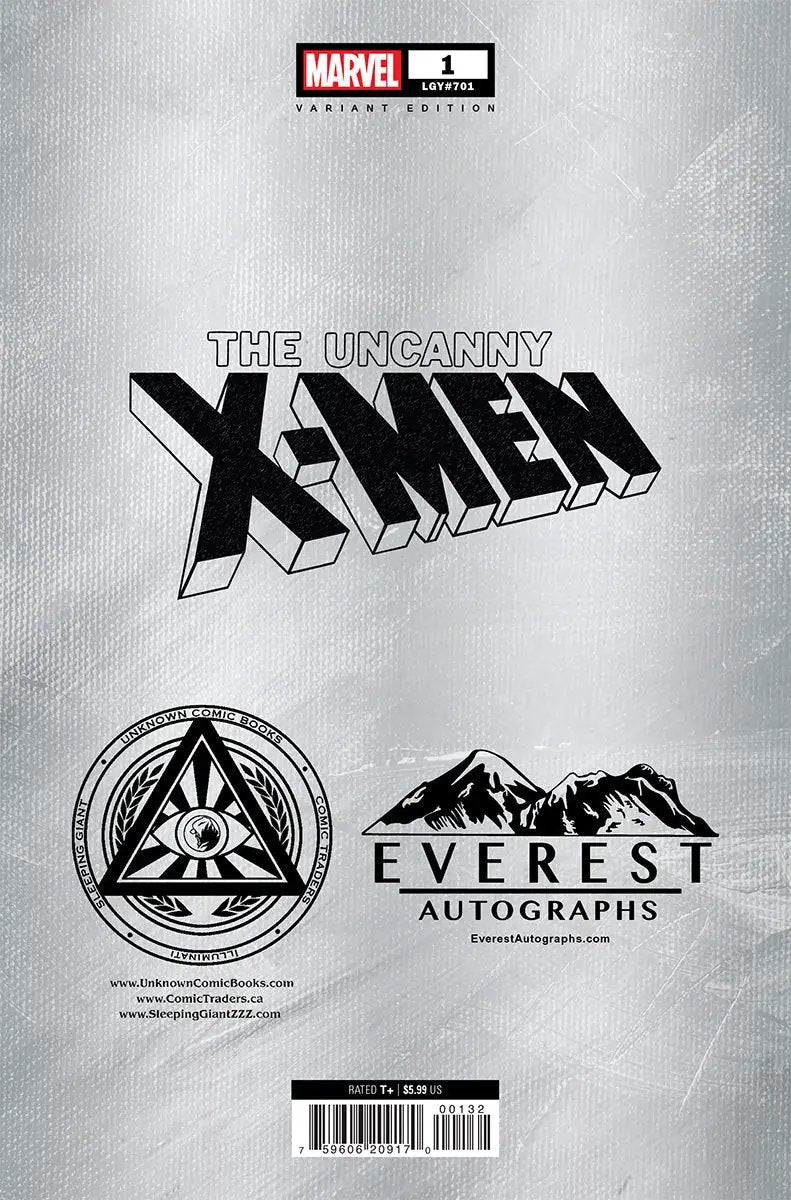 Uncanny X-Men #1 Unknown Comics Marvel Studios Exclusive Var (08/07/2024) by Unknown Comic Books