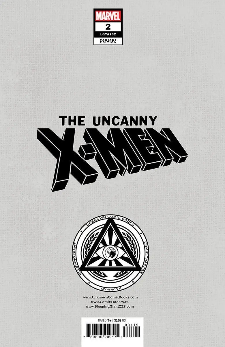 Uncanny X-Men #2 Unknown Comics Exclusive Nathan Szerdy Var (09/11/2024) by Unknown Comic Books