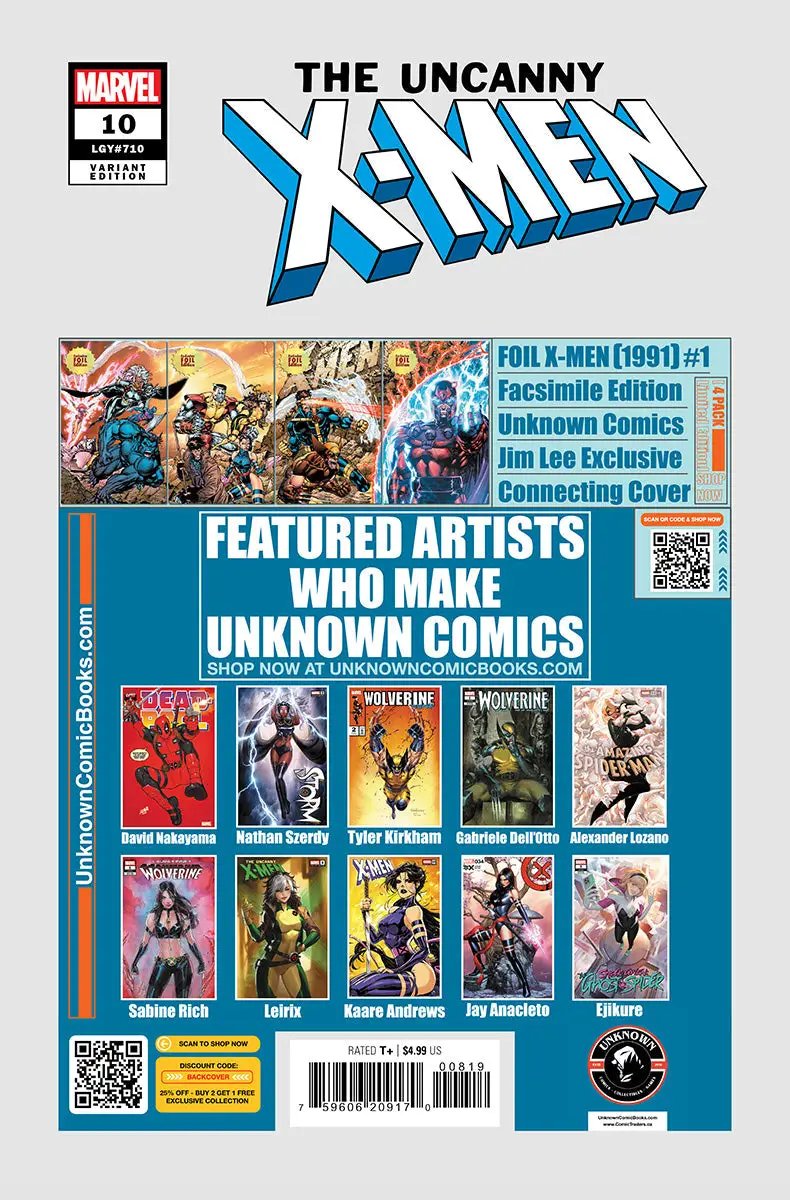 [FOIL] Uncanny X-Men #10 David Nakayama MEGACON 2025 Exclusive Var (02/05/2025) by Unknown Comic Books