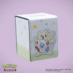 Togepi Alcove Flip Deck Box for Pokémon by THE MIGHTY HOBBY SHOP, featuring Togepi design and secure flip lid for card storage.