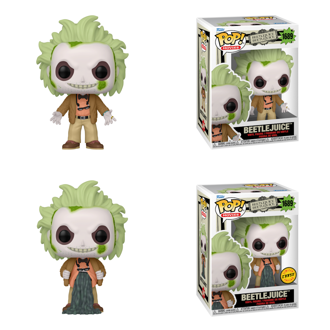 (PRE-ORDER) POP! Movies: Beetlejuice: Beetlejuice (Chase Bundle)