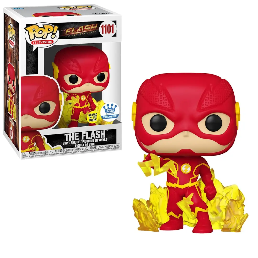 POP! The Flash # 1101 - The Flash: [Energy Base Glow in The Dark] Exclusive by THE MIGHTY HOBBY SHOP