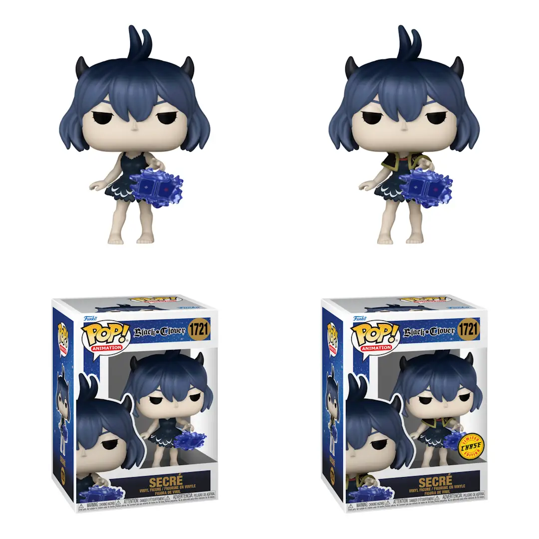 Pre-order POP! Animation Black Clover Secré Chase Bundle collectible figure by THE MIGHTY HOBBY SHOP, featuring detailed character design.