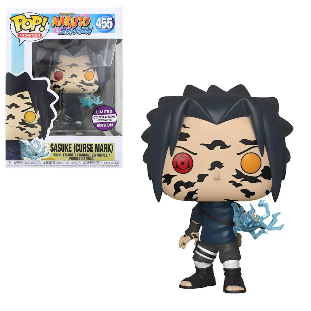 Funko Pop! Animation Naruto Shippuden Curse Mark Sasuke figure, exclusive collectible with detailed design from THE MIGHTY HOBBY SHOP.