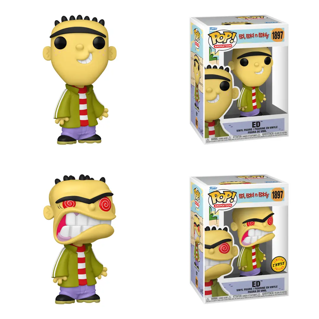Pre-order Ed from POP! Animation Ed, Edd and Eddy Chase Bundle by THE MIGHTY HOBBY SHOP, featuring collectible cartoon character figure.