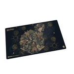 Harry Potter Ultimate Guard playmat with wizarding designs, featuring vibrant colors and detailed magical motifs.