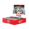 Weiß Schwarz Fairy Tail 100 Years Quest booster pack featuring colorful anime character artwork and game card designs.