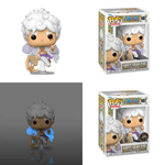 Pre-order Pop! Animation: OP Luffy Gear 5 Chase Bundle figure from THE MIGHTY HOBBY SHOP with colorful packaging.