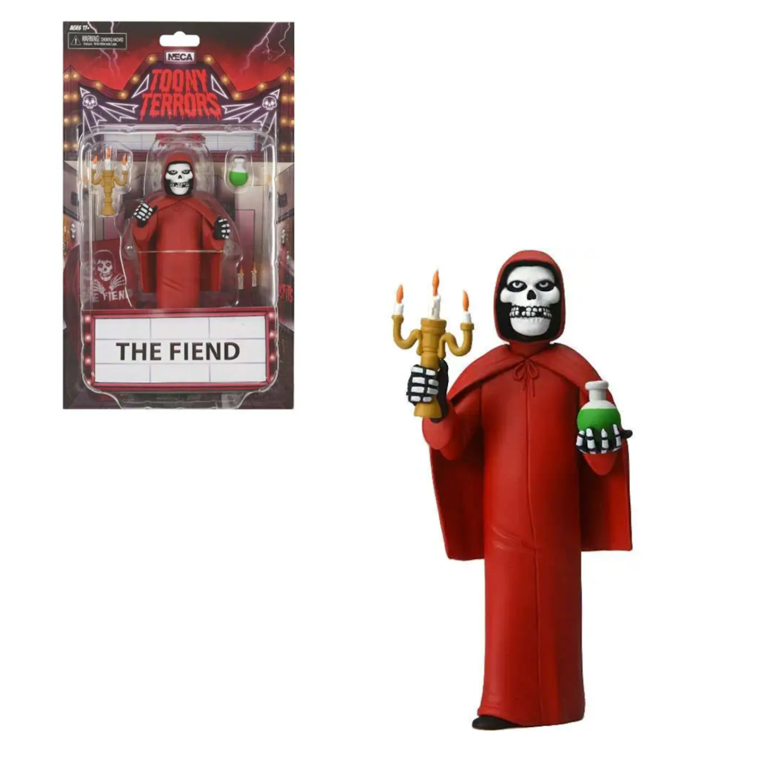NECA The Misfits Toony Terrors The Fiend Action Figure [Red Robe, with Candalabra & Potion Bottle] by THE MIGHTY HOBBY SHOP