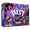 Vast: The Mysterious Manor board game by Leder Games featuring illustrated game components and mysterious manor artwork.