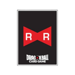 Red Ribbon Army Dragon Ball Super TCG card sleeves featuring vivid red army emblem design for protective card storage.