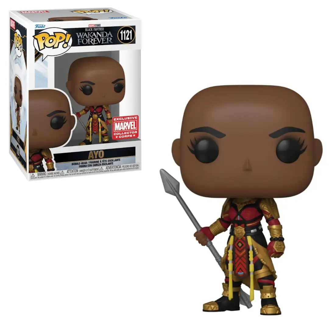 Pop! Funko Wakanda Forever Marvel Collector Corps Exclusive AYO #1121 by THE MIGHTY HOBBY SHOP