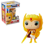 Glow-in-the-dark She-Ra POP! vinyl figure from Masters of the Universe Specialty Series, by THE MIGHTY HOBBY SHOP.
