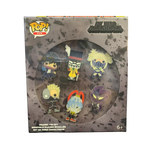 Set of 6 My Hero Academia Villains Pop! Pins featuring character designs from the Specialty Series, displayed on a plain background.