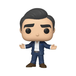 POP! Johnny Rose figure from Schitt's Creek by THE MIGHTY HOBBY SHOP, showing a detailed vinyl collectible with Johnny in a suit.
