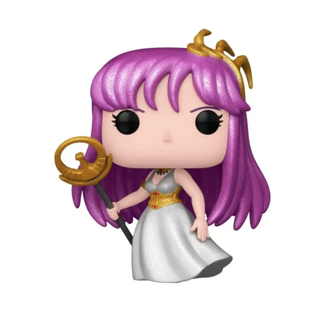 Pop! Animation Saint Seiya Saori Kido (Athena) figure, collectible vinyl toy from THE MIGHTY HOBBY SHOP, featuring detailed character design.