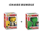 Glow-in-the-dark Mr. Burns POP! TV figure from The Simpsons Chase Bundle, featuring glowing effects and collectible design.