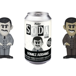 Vinyl SODA Addams Family Gomez figure by THE MIGHTY HOBBY SHOP, showcasing Gomez in his iconic outfit and expressive pose.