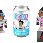 Vinyl SODA Teen Titans Go Cyborg collectible figure from THE MIGHTY HOBBY SHOP featuring Cyborg character in detailed design