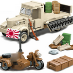 WWII - Japanese Nissan 180 Truck and Motorcycle - Mil-Blox