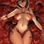 Vampirella #5 comic book by JAMS Fortress Comics featuring Rachta Lin Virgin Cardstock Variant cover.