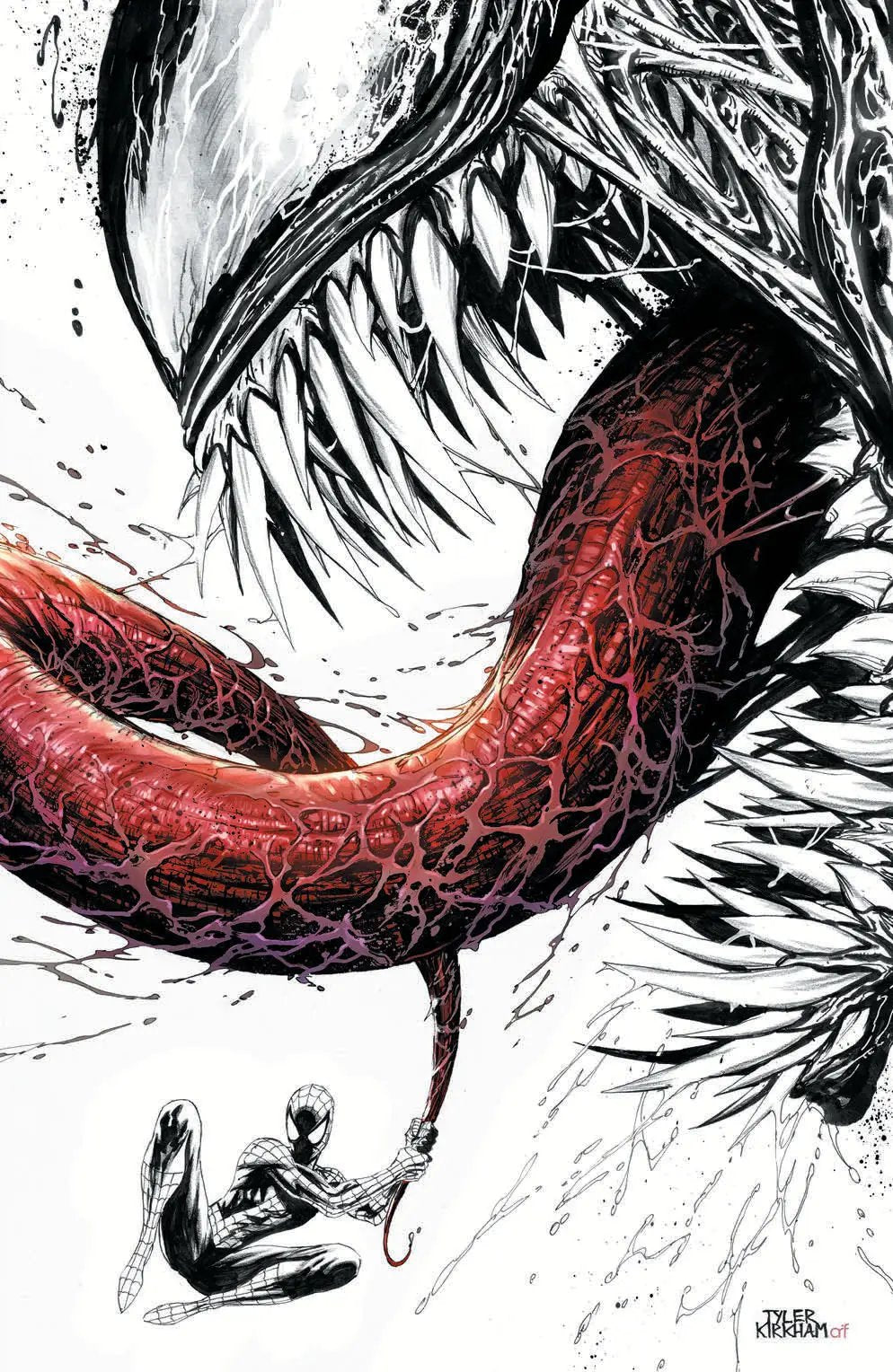 VENOM #1 UNKNOWN COMIC BOOKS EXCLUSIVE TYLER KIRKHAM VIRGIN COLOR SPLASH 5/9/2018 by Unknown Comic Books