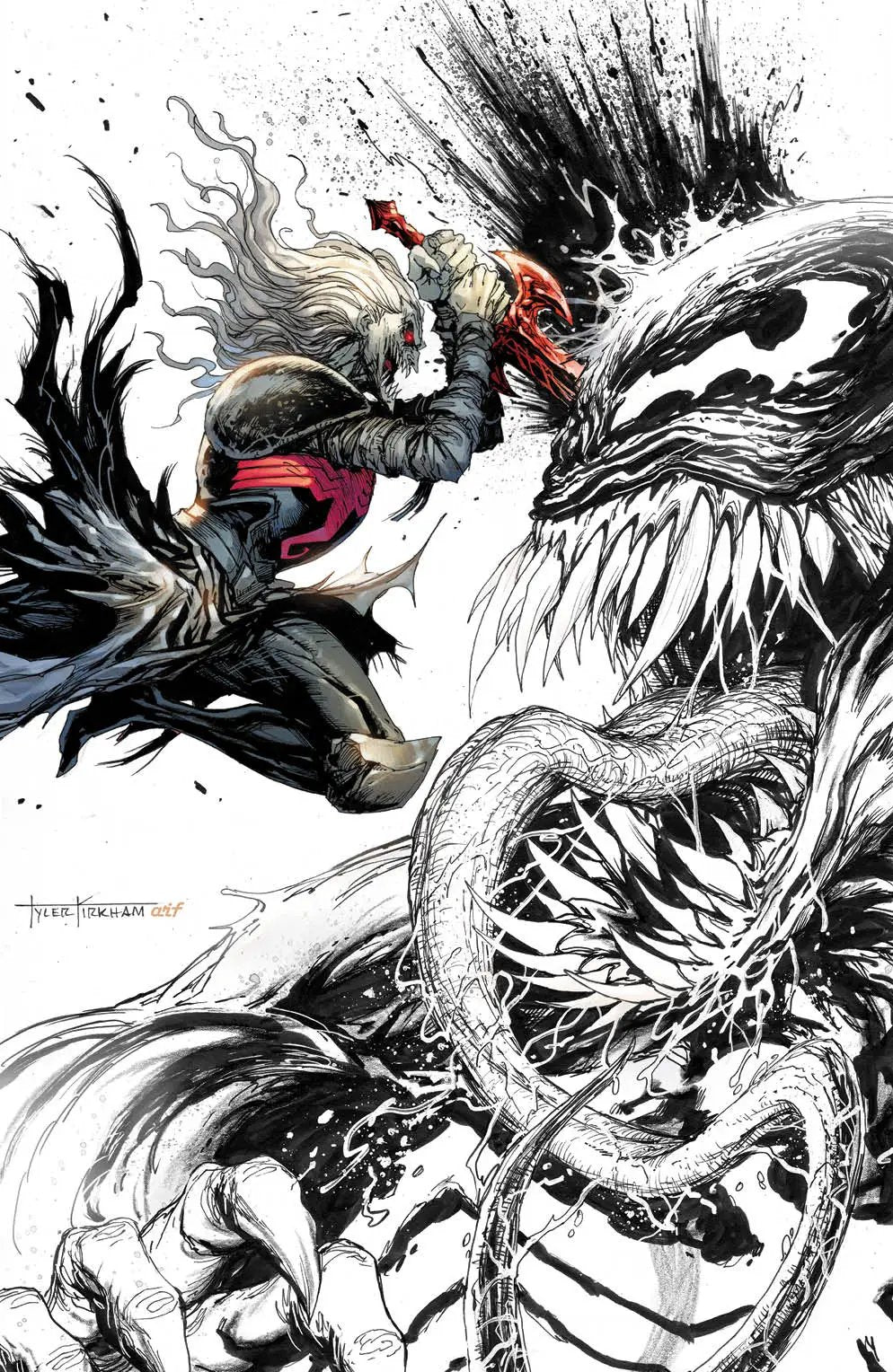 Venom #28 Unknown Comics Tyler Kirkham Exclusive Color Splash Secret Virgin Var by Unknown Comic Books